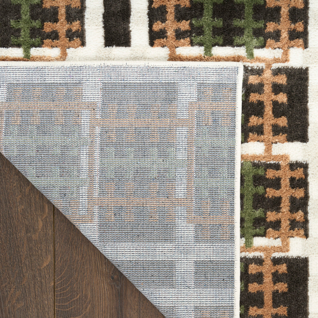 nourison nordic nrc08 charcoal multicolor rug