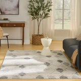 nourison serenity home srh08 beige grey rug