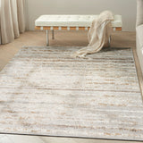 nourison ck073 compass cmp01 ivory rust rug