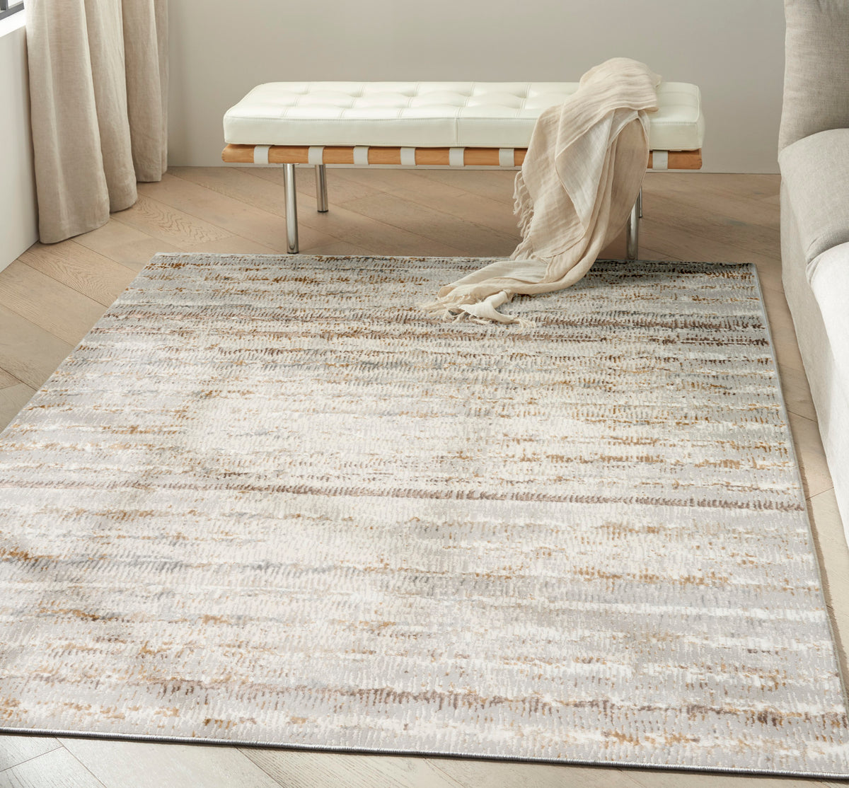 nourison ck073 compass cmp01 ivory rust rug