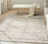 nourison ck073 compass cmp01 ivory rust rug