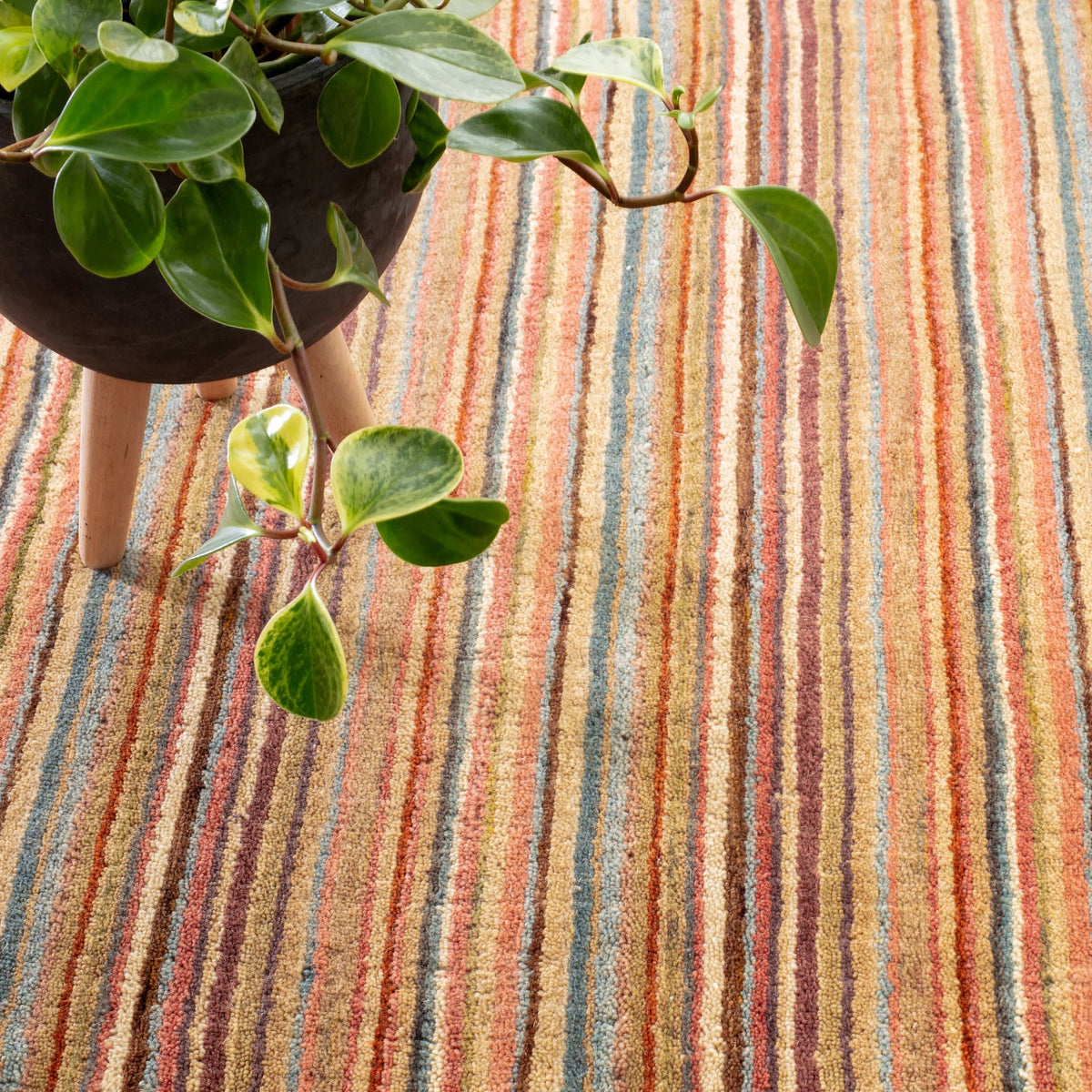 dash albert brindle stripe rda080 spice rug