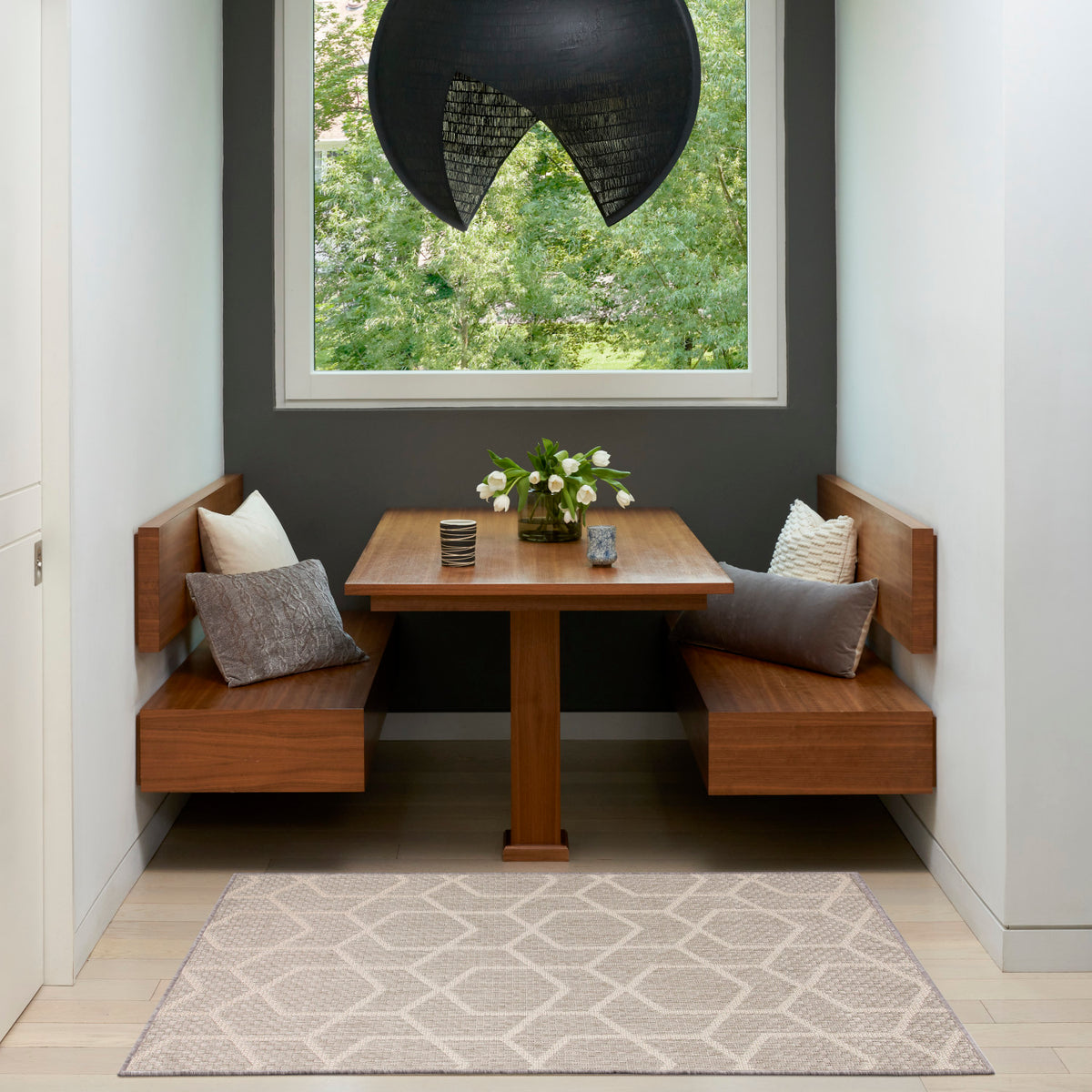 nourison horizon indoor outdoor hoz01 grey rug