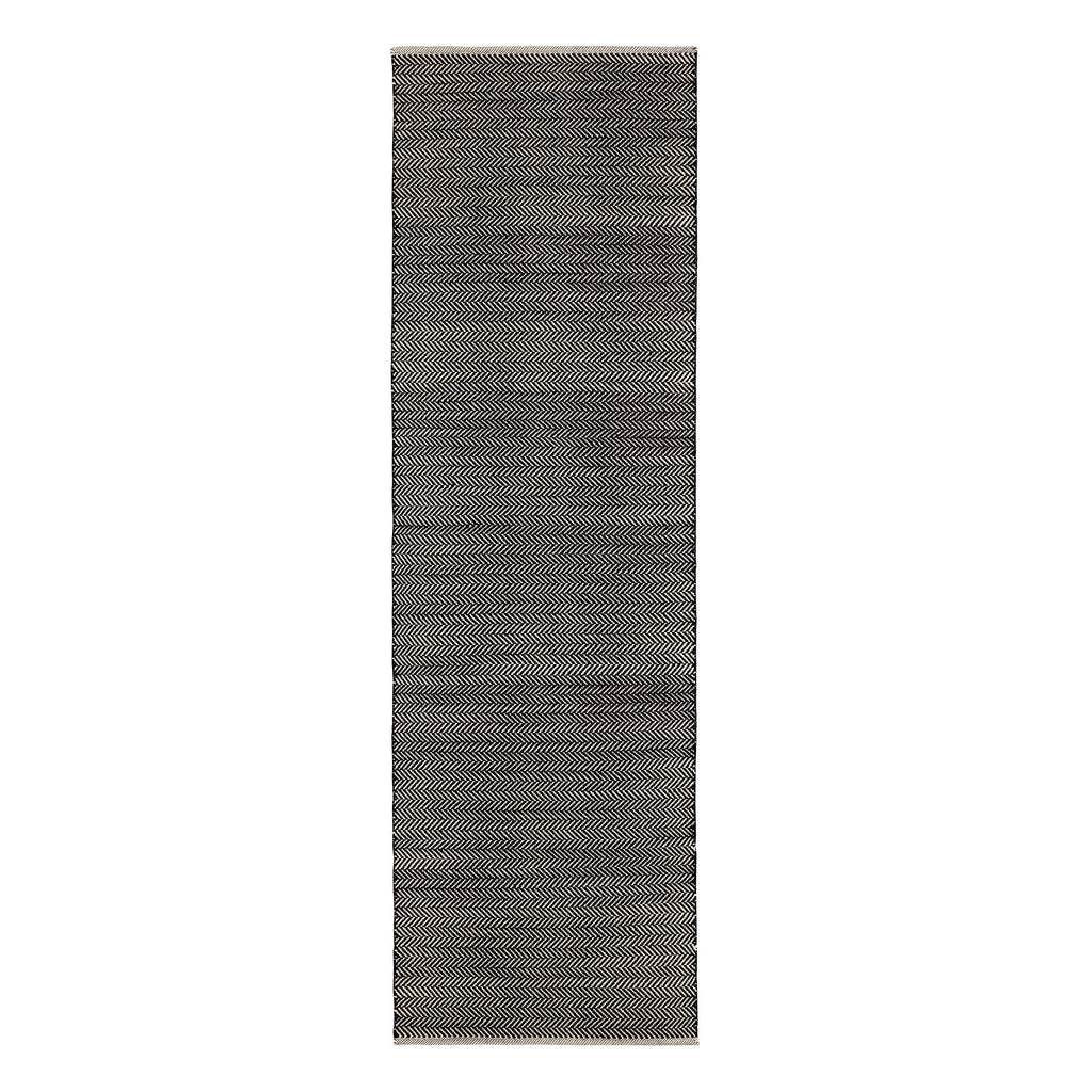 dash albert herringbone da971 black rug