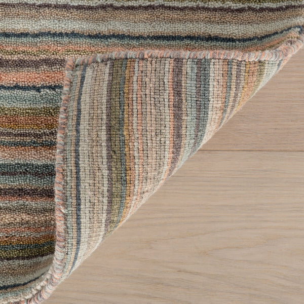 dash albert brindle stripe da2499 clay loom knotted wool rug