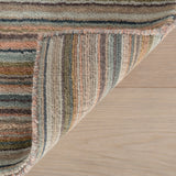 dash albert brindle stripe da2499 clay loom knotted wool rug