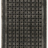 nourison nordic nrc03 black taupe rug