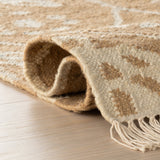 dash albert odette da2505 natural woven flatwoven jute 20 cotton rug