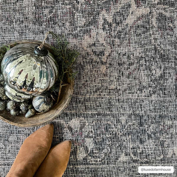 Hauteloom Greenpoint GRNPN Beige Machine Made Chenille-Polyester Rug