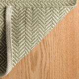 dash albert herringbone da2298 sage woven flatwoven cotton rug