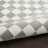 nourison serenity home srh09 ivory grey rug