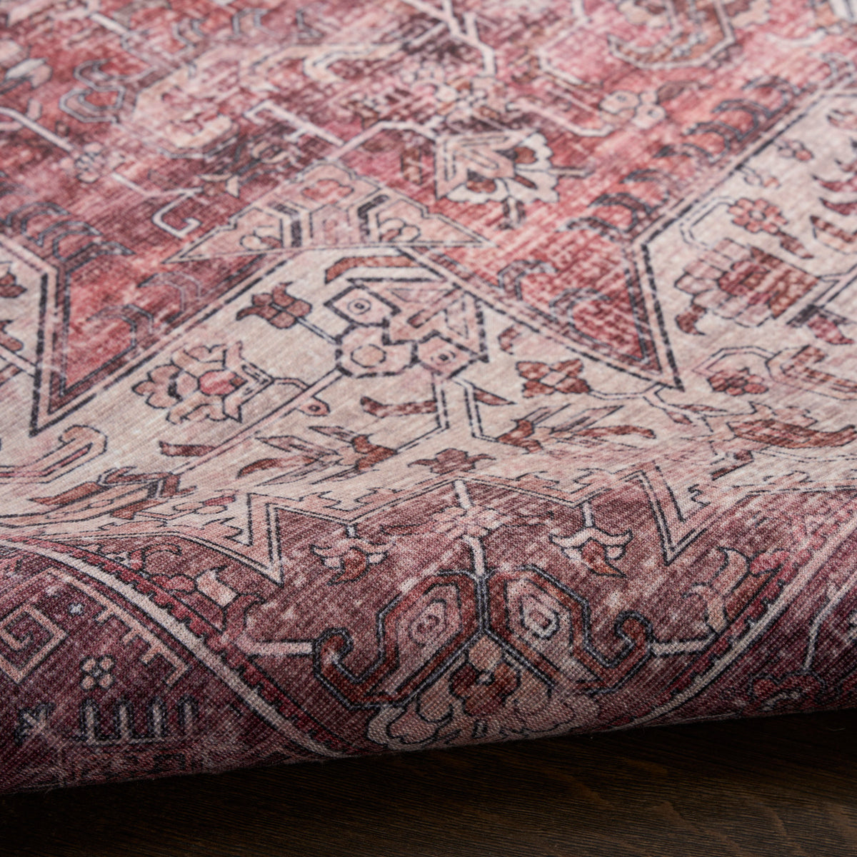 nourison nourison washables nwb15 red rug