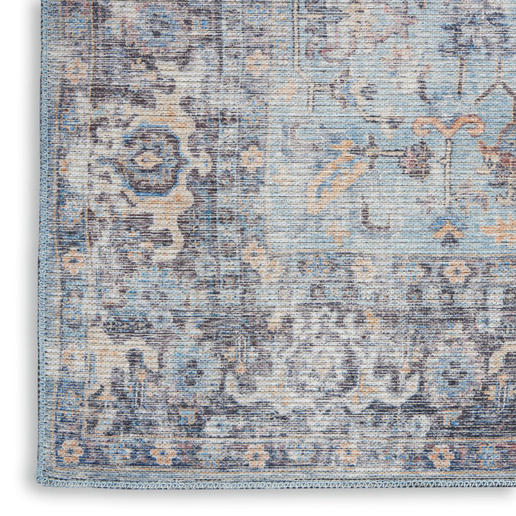 nourison new concept washables sr104 light grey blue rug