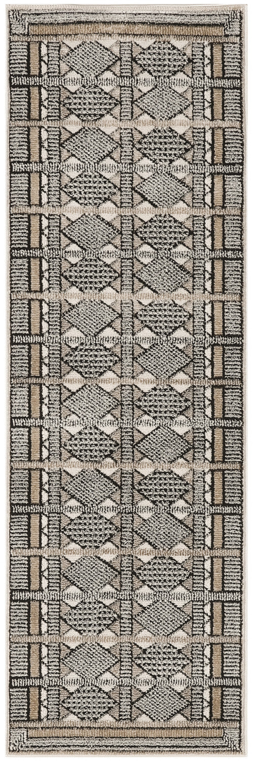 nourison nordic nrc06 ivory multicolor rug