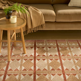 nourison nordic nrc06 rust rug