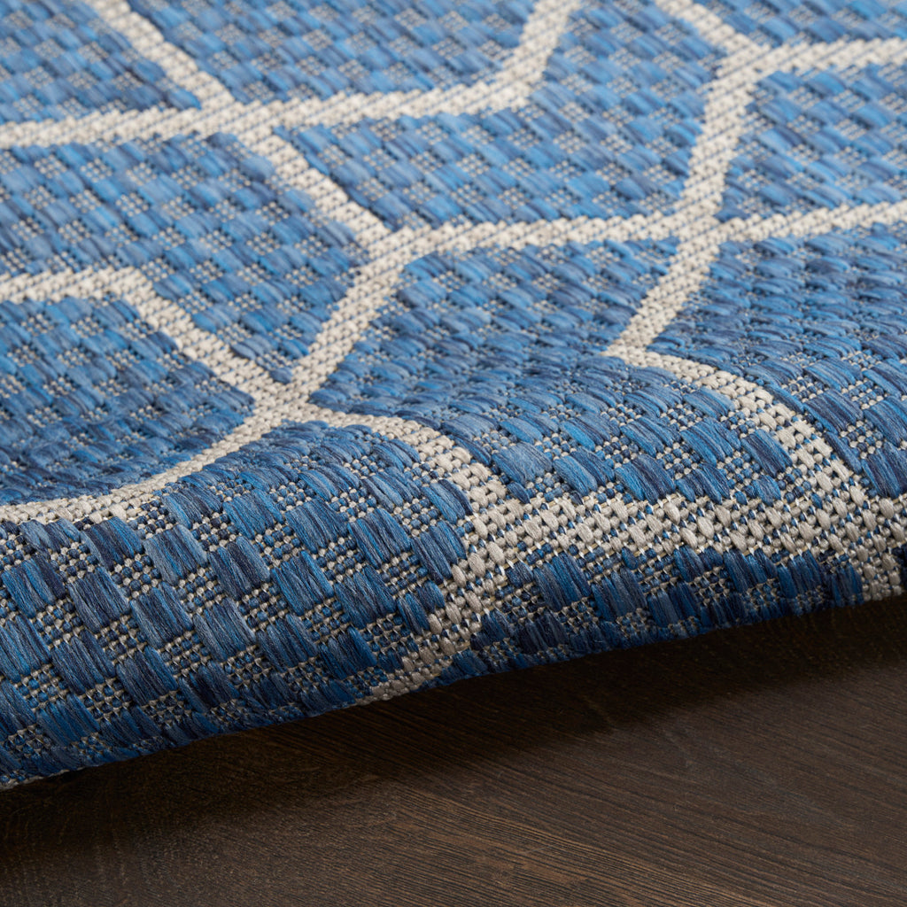 nourison horizon indoor outdoor hoz01 denim rug