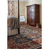 capel charleigh peshawar 1209 blue red rug