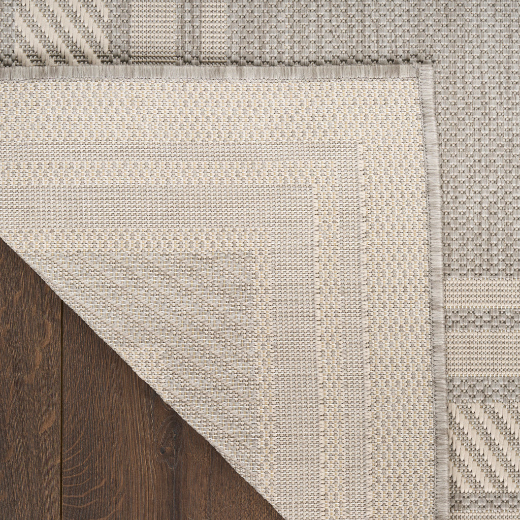 nourison horizon indoor outdoor hoz03 grey rug