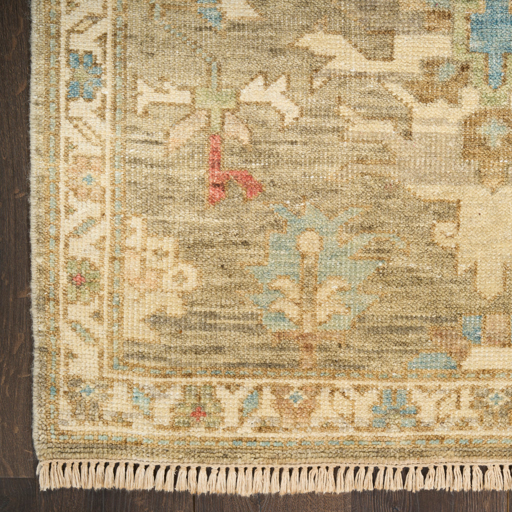 nourison heritage vine htv04 charcoal rug
