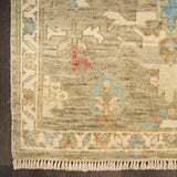 nourison heritage vine htv04 charcoal rug