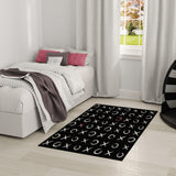 nourison imagination ima18 black rug