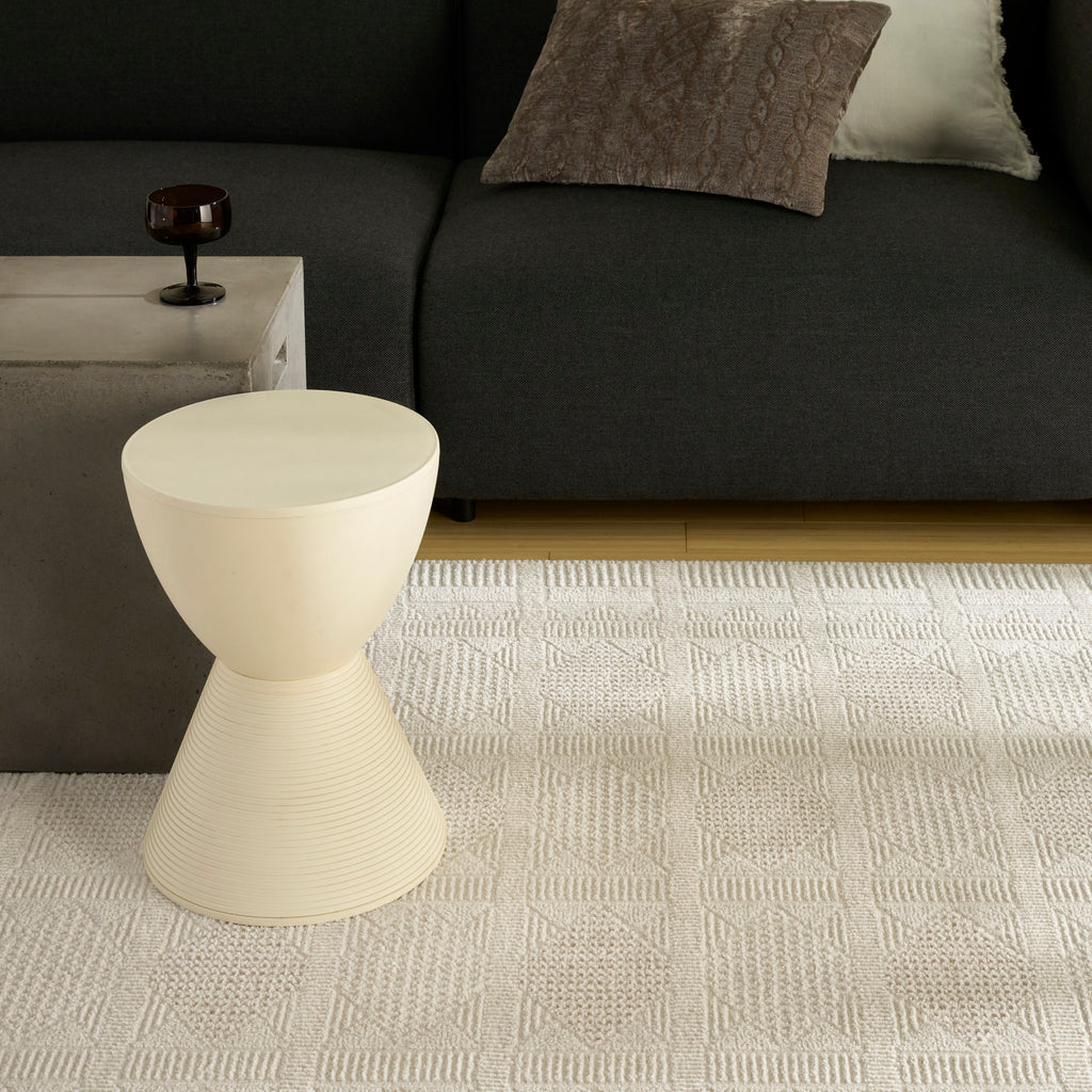 nourison nordic nrc06 ivory beige rug