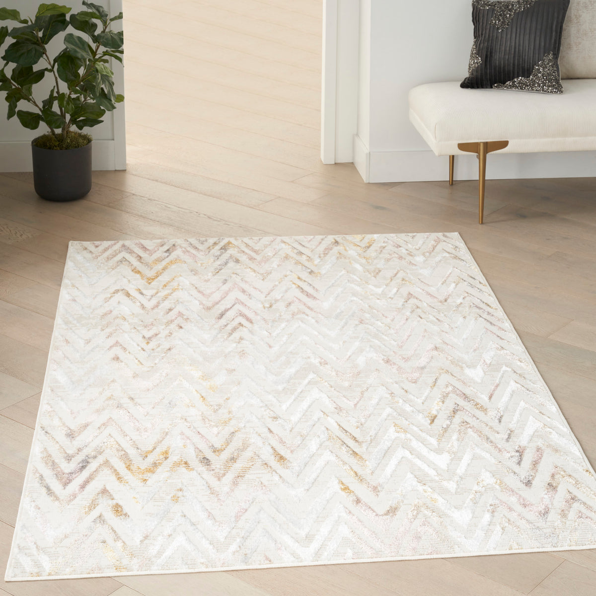 nourison glitz glz05 multicolor rug