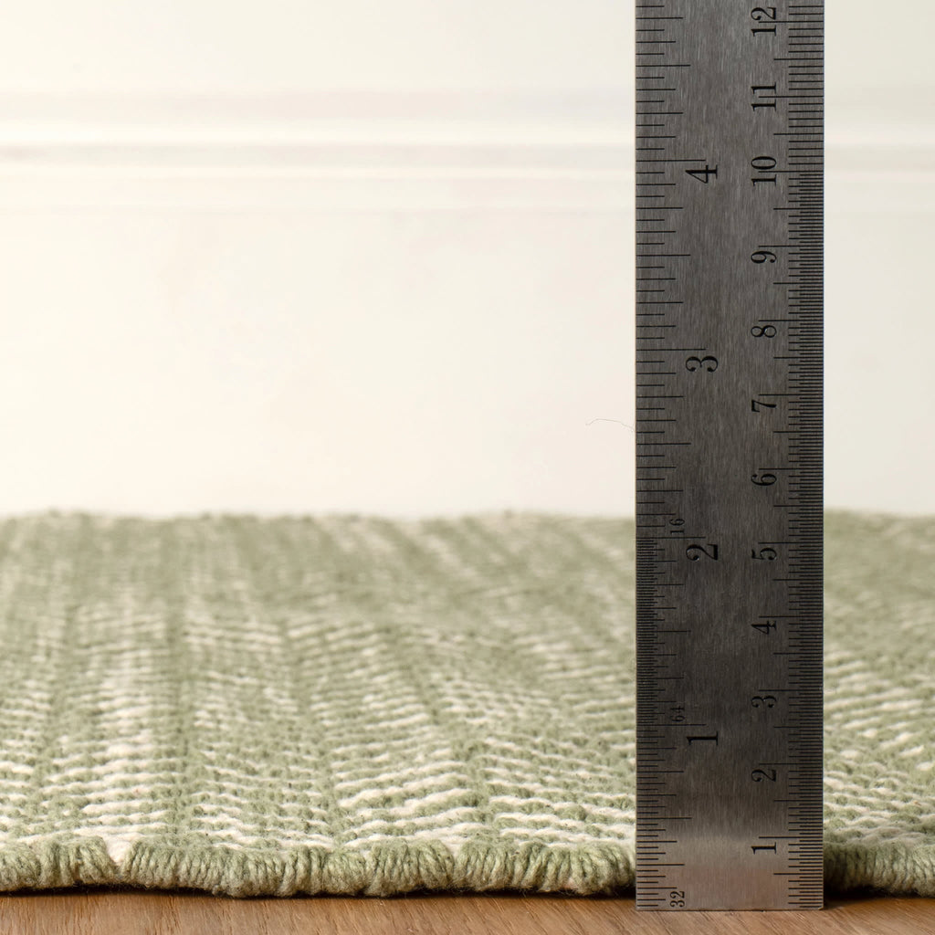 dash albert herringbone da2298 sage woven flatwoven cotton rug