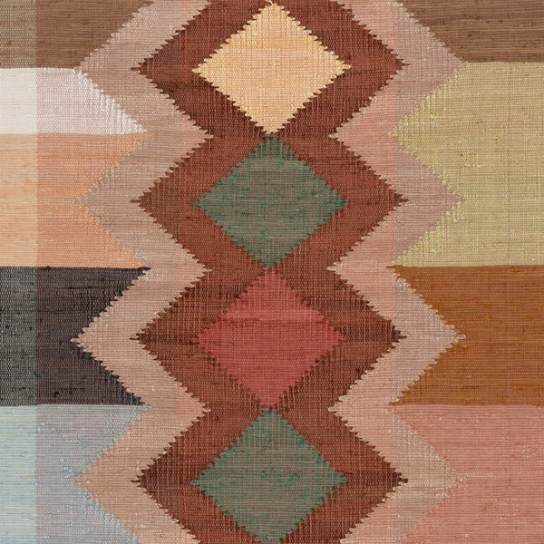 dash albert manglam arts da2374 multicolor woven flatwoven cotton rug