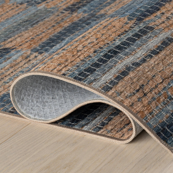 dash albert teahouse da2388 blue machine washable polyester rug