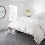 dash albert melange stripe da1029 grey rug