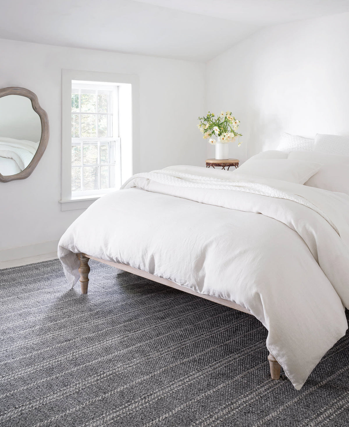dash albert melange stripe da1029 grey rug