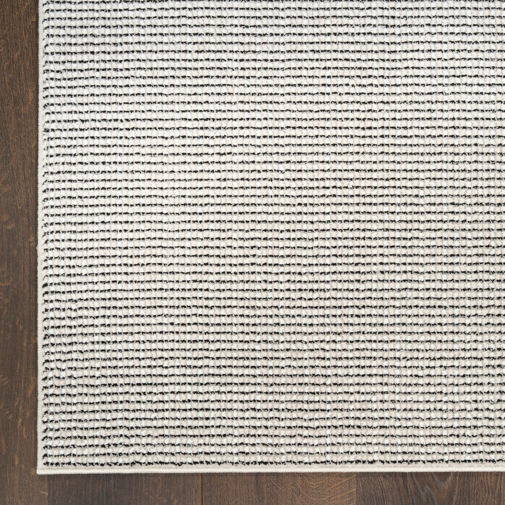 nourison atlantic avenue aav01 ivory black rug