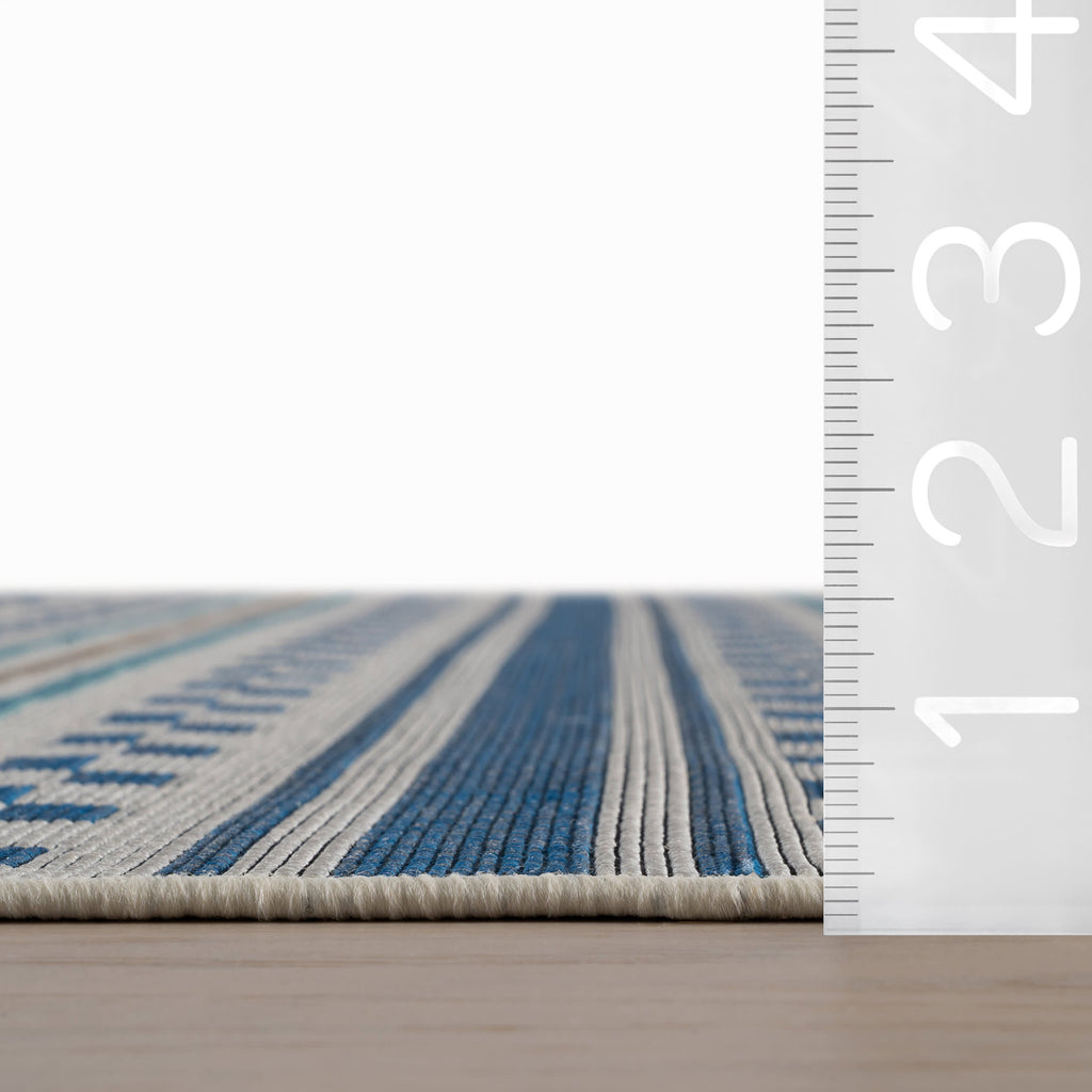 dash albert capri da2437 blue woven flatwoven polypropylene rug