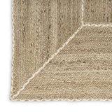 nourison terrazzo jute trj01 natural grey rug