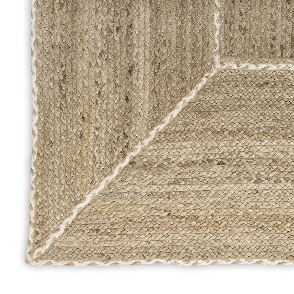 nourison terrazzo jute trj01 natural grey rug