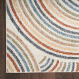nourison astra machine washable asw08 ivory multicolor rug