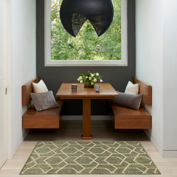 nourison horizon indoor outdoor hoz01 green rug