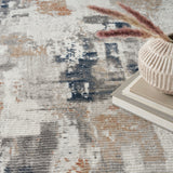 nourison home texture hmt04 grey blue rug