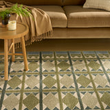 nourison nordic nrc06 green blue rug