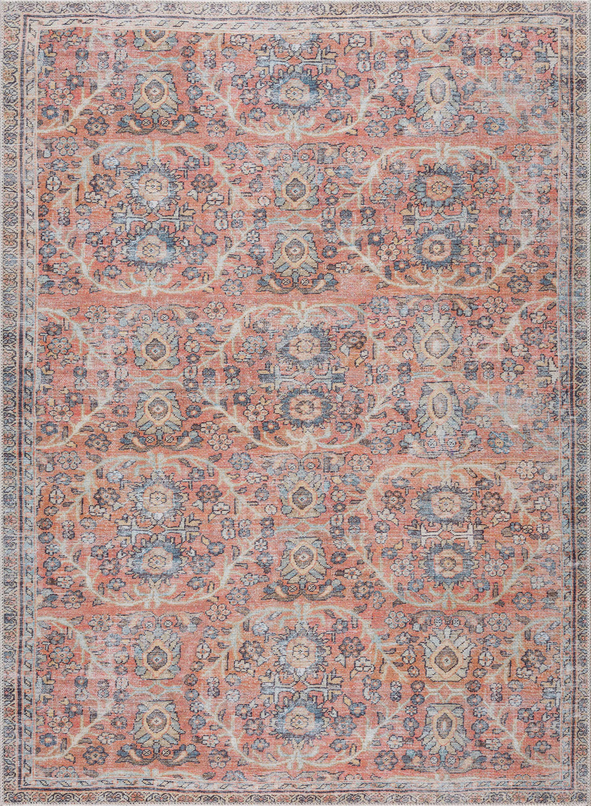 Hauteloom Urpi HGEBURPI8A1 Peach Machine Made Rug