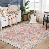 Hauteloom Konstantina HGEBKONSTA1 Peach Machine Made Rug
