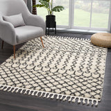 Hauteloom Munich MUNIC Charcoal Machine Made Polypropylene Rug