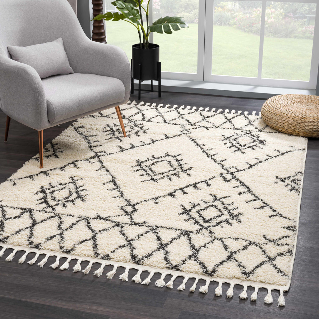 Hauteloom Emlenton EML Charcoal Machine Made Polypropylene Rug