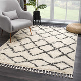 Hauteloom Wallagrass WAL Charcoal Machine Made Polypropylene Rug