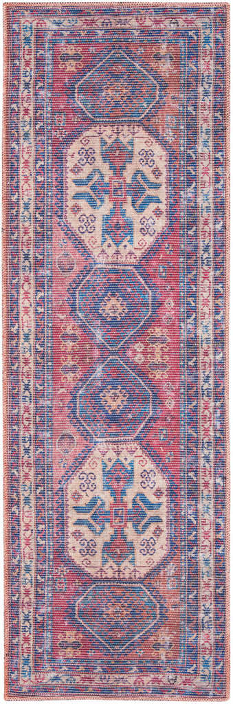nourison new concept washables sr105 red navy rug
