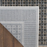 nourison nordic nrc03 black taupe rug