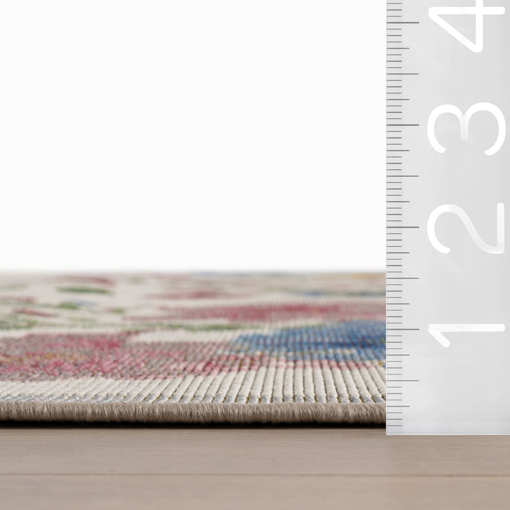 dash albert capri da2443 multicolor woven flatwoven polypropylene rug