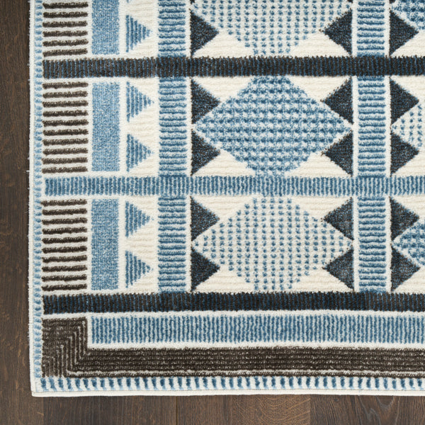nourison nordic nrc06 blue rug