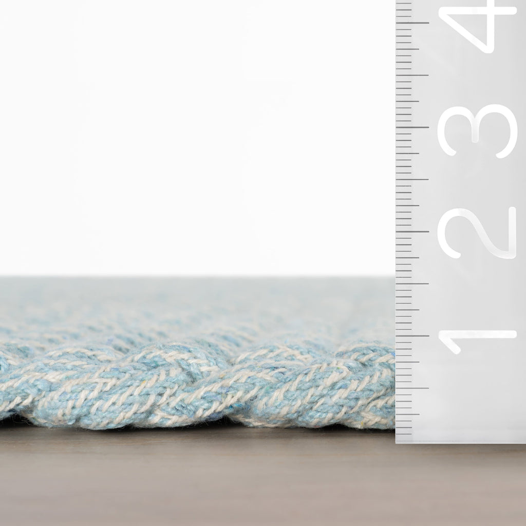 dash albert bridges da2507 light blue woven flatwoven cotton rug